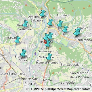 Mappa Via 4 Novembre, 24030 Paladina BG, Italia (1.92071)