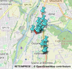 Mappa Via Giorgio Paglia, 24036 Paladina BG, Italia (0.5415)