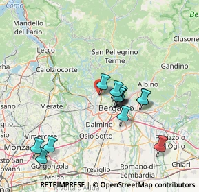 Mappa Via Giorgio Paglia, 24036 Paladina BG, Italia (13.11143)