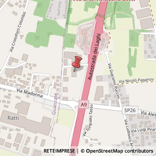 Mappa Via Alessandro Volta, 42, 22071 Cadorago, Como (Lombardia)