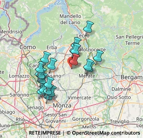 Mappa 23897 Viganò LC, Italia (12.2395)