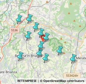 Mappa Via Salvatore Quasimodo, 23897 Viganò LC, Italia (3.37)