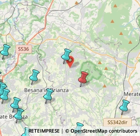 Mappa Via Salvatore Quasimodo, 23897 Viganò LC, Italia (7.5245)