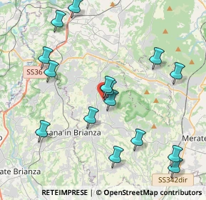 Mappa Via Salvatore Quasimodo, 23897 Viganò LC, Italia (4.41267)