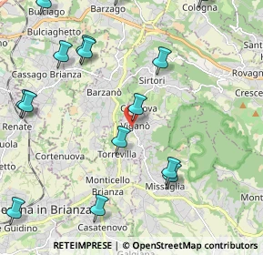 Mappa Via Salvatore Quasimodo, 23897 Viganò LC, Italia (2.67267)
