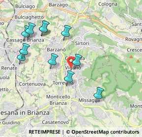 Mappa Via Salvatore Quasimodo, 23897 Viganò LC, Italia (2.02)