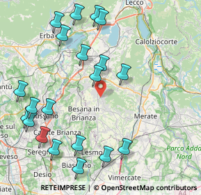 Mappa Via Salvatore Quasimodo, 23897 Viganò LC, Italia (9.821)