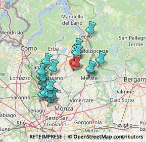 Mappa Via Salvatore Quasimodo, 23897 Viganò LC, Italia (12.2005)