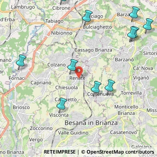 Mappa 20838 Renate MB, Italia (2.86364)