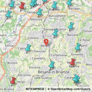 Mappa 20838 Renate MB, Italia (3.45556)