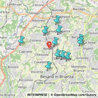 Mappa 20838 Renate MB, Italia (1.76455)
