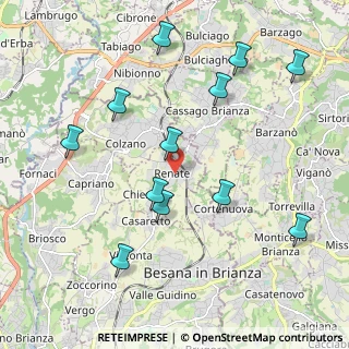 Mappa 20838 Renate MB, Italia (2.20083)