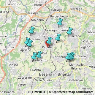 Mappa 20838 Renate MB, Italia (1.74333)