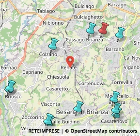 Mappa 20838 Renate MB, Italia (3.20538)