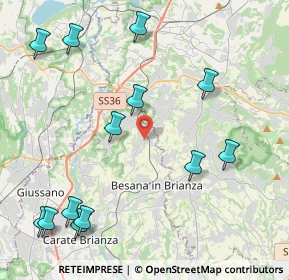 Mappa 20838 Renate MB, Italia (5.21615)