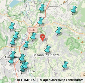 Mappa 20838 Renate MB, Italia (5.23889)
