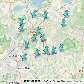 Mappa 20838 Renate MB, Italia (3.91133)