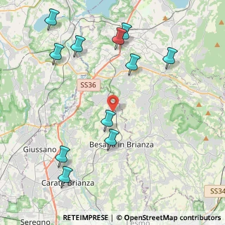 Mappa 20838 Renate MB, Italia (4.92182)