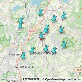 Mappa 20838 Renate MB, Italia (3.90071)