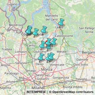 Mappa 20838 Renate MB, Italia (10.38)