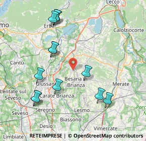 Mappa 20838 Renate MB, Italia (8.49083)