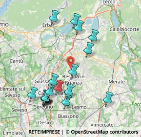 Mappa 20838 Renate MB, Italia (8.34889)