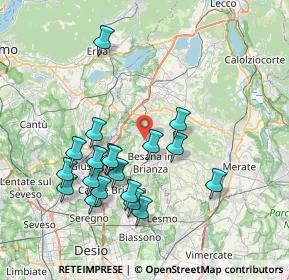 Mappa 20838 Renate MB, Italia (7.49789)