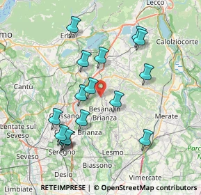 Mappa 20838 Renate MB, Italia (7.45188)