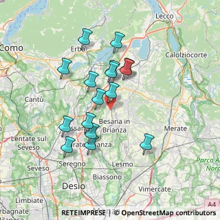 Mappa 20838 Renate MB, Italia (6.3325)