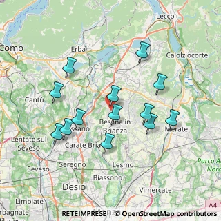 Mappa 20838 Renate MB, Italia (6.93846)