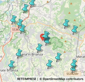 Mappa Via Belvedere, 23897 Viganò LC, Italia (4.75824)