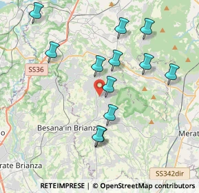 Mappa Via Belvedere, 23897 Viganò LC, Italia (3.83083)
