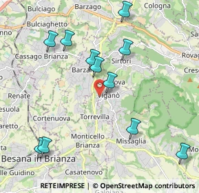 Mappa Via Belvedere, 23897 Viganò LC, Italia (2.21909)