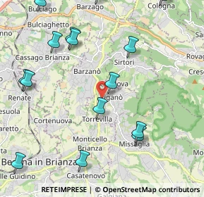 Mappa Via Belvedere, 23897 Viganò LC, Italia (2.62)