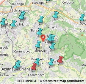 Mappa Via Belvedere, 23897 Viganò LC, Italia (2.4105)