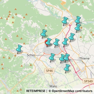 Mappa Via Casa Celeste, 36014 Santorso VI, Italia (3.86923)