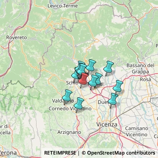 Mappa Via Casa Celeste, 36014 Santorso VI, Italia (7.38714)