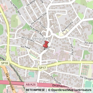 Mappa Via F. Cavallotti, 31, 21029 Vergiate, Varese (Lombardia)