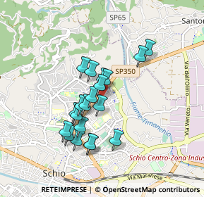 Mappa Via Santa Bernadette, 36015 Schio VI, Italia (0.7075)