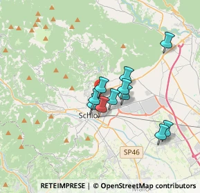 Mappa Via Santa Bernadette Soubirous, 36015 Schio VI, Italia (2.65182)