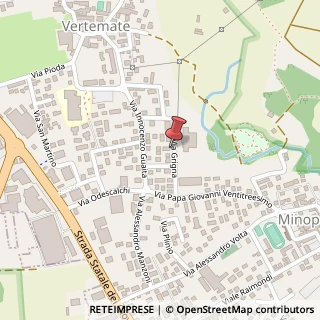 Mappa Via Grigna, 26, 22070 Vertemate con Minoprio, Como (Lombardia)