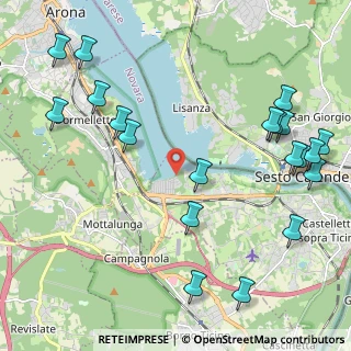 Mappa Viale degli Astronauti, 28053 Castelletto sopra Ticino NO, Italia (2.7035)