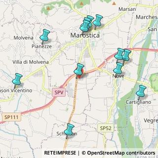 Mappa Via Milano, 36063 Marostica VI, Italia (2.49833)