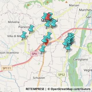 Mappa Via Milano, 36063 Marostica VI, Italia (1.797)