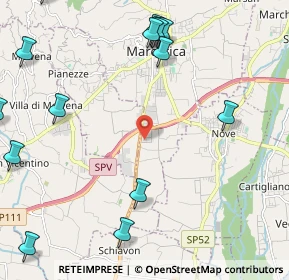 Mappa Via Milano, 36063 Marostica VI, Italia (3.055)