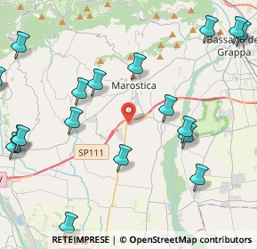 Mappa Via Milano, 36063 Marostica VI, Italia (5.755)