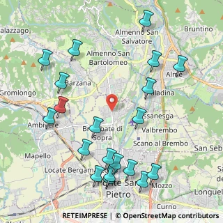Mappa Via C. Battisti, 24030 Brembate di Sopra BG, Italia (2.47)