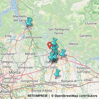 Mappa Via C. Battisti, 24030 Brembate di Sopra BG, Italia (10.94091)