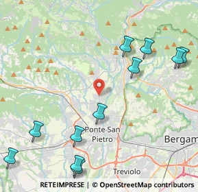 Mappa Via C. Battisti, 24030 Brembate di Sopra BG, Italia (5.38545)
