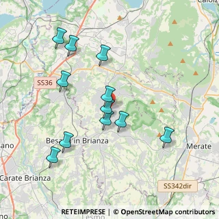 Mappa Via Giovanni XXIII, 23897 Viganò LC, Italia (3.70182)